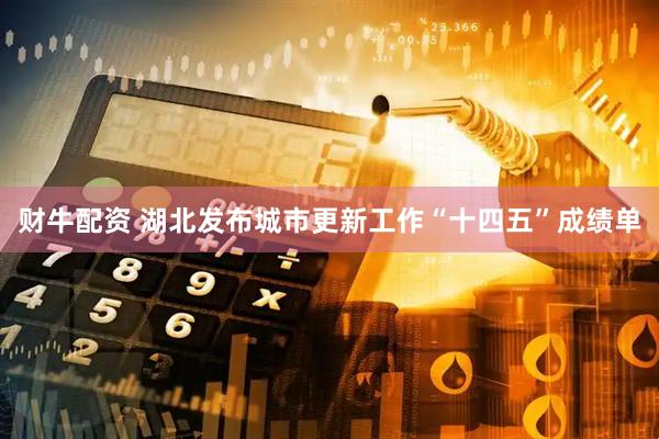 财牛配资 湖北发布城市更新工作“十四五”成绩单