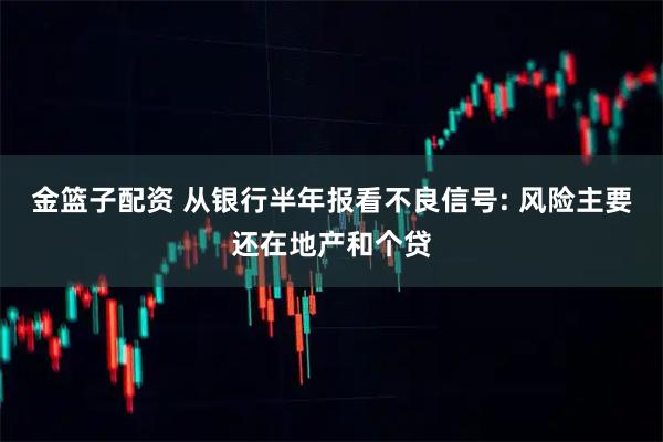 金篮子配资 从银行半年报看不良信号: 风险主要还在地产和个贷