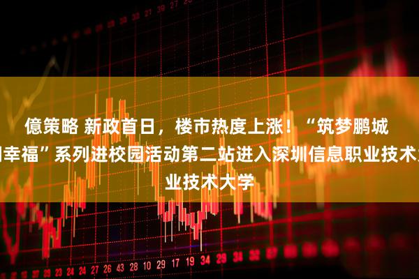 億策略 新政首日，楼市热度上涨！“筑梦鹏城 深拥幸福”系列进校园活动第二站进入深圳信息职业技术大学